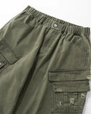 Garment Wash Ripped Cargo Pants | Inflation Streetwear INFLATION