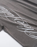 Boxy Script Graphic Washed T-Shirt | Inflation Streetwear INFLATION