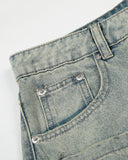 Acid Wash Rhinestone Baggy Jeans | Inflation Streetwear INFLATION