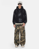 Washed Raw Edge Boxy Hoodie | Inflation Streetwear