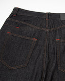Asymmetric Buckle Raw Baggy Jeans | Inflation Streetwear INFLATION