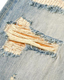 Distressed Ripped Straight-Leg Jeans | Inflation Streetwear INFLATION