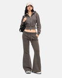Washed Fleece Flare Tracksuit | Inflation Streetwear