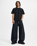 minimal raw streetwear jeans