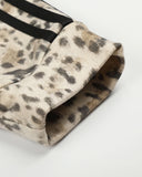Leopard Print Graphic Boxy Zip Up Hoodie | Inflation Streetwear