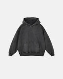 French Terry Washed Distressed Hoodies | Inflation Streetwear INFLATION