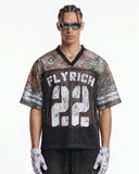 Camo Mesh Digital Print Jersey Tee | Inflation Streetwear INFLATION