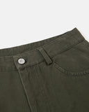 Washed Embroidered Barrel Cargo Pants | Inflation Streetwear