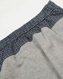 Checkered Patchwork Barrel Sweatpant | Inflation Streetwear INFLATION