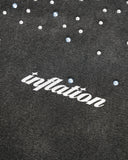 Distressed Washed Rhinestone Zip Up Hoodies | Inflation Streetwear INFLATION