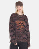 Distressed Layered Camo Graphic T-Shirt | Inflation Streetwear