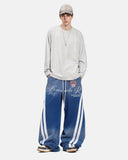 Washed Stripe Barrel Sweatpants | Inflation Streetwear