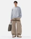 Studded Cargo Baggy Sweatpants | Inflation Streetwear