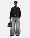 Metal Clasp Boxy Workwear Jacket | Inflation Streetwear