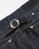 Contrast Stitching Raw Baggy Jeans | Inflation Streetwear INFLATION