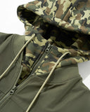 Detachable Layered Camo Bomber Jacket | Inflation Streetwear INFLATION