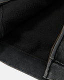 Washed Script Graphic Zip Up Hoodie | Inflation Streetwear