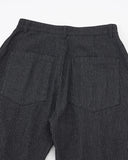 Vintage Pinstripe Pleated Barrel Jeans | Inflation Streetwear INFLATION