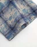 Tie-Dye Plaid Sequin Short-Sleeve Shirt | Inflation Streetwear INFLATION