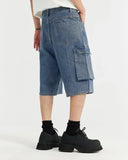 Blue Washed Cago Jorts | Inflation Streetwear INFLATION