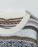 Round Neck Stripe  Jacquard Pullovers | Inflation Streetwear INFLATION