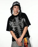 Raglan Sleeve Skeleton Print Tee | Inflation Streetwear INFLATION