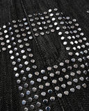 Rhinestone Number Wide Leg Jeans | Inflation Streetwear INFLATION
