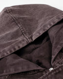 Washed Clasp Fireman Hooded Denim Jacket | Inflation Streetwear INFLATION