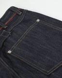 oversized back pocket detail on baggy jeans