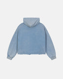 Distressed Hem Boxy Hoodie | Inflation Streetwear