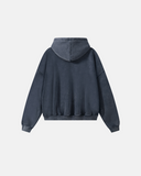 Washed Fleece Boxy Hoodie | Inflation Streetwear