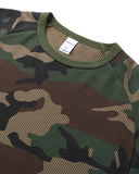 Camo Waffle Long Sleeve T-Shirt | Inflation Streetwear