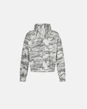 Camo Boxy Zip Up Hoodie | Inflation Streetwear