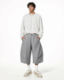 Pleated Barrel Tailored Bermuda Shorts | Inflation Streetwear