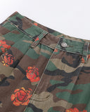 Floral Camo Cargo Longline Shorts | Inflation Streetwear INFLATION