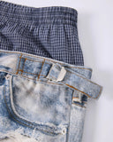 Layered Digital Print Baggy Jeans | Inflation Streetwear INFLATION