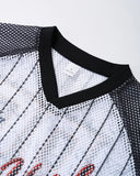 Pinstripe Colorblock Mesh Jersey | Inflation Streetwear INFLATION