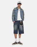 Abstract Line Plaid Shirt | Inflation Streetwear