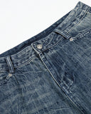 Textured Wash Baggy Jeans | Inflation Streetwear