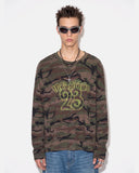 Distressed Layered Camo Graphic T-Shirt | Inflation Streetwear