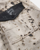 Splatter Print Wide Leg Cargo Pants | Inflation Streetwear