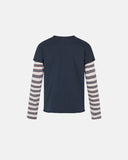 Distressed Graphic Layered Baby T-Shirt | Inflation Streetwear
