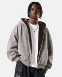 Cleanfit Faux Fur Lined Hooded Padded Jacket | Inflation Streetwear