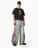 Leopard Graphic Barrel Sweatpants | Inflation Streetwear INFLATION