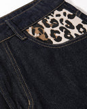 Leopard Star Patch Barrel Jeans | Inflation Streetwear INFLATION