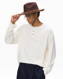 Henley Collar Long Sleeve Tees | Inflation Streetwear INFLATION