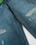 Cartoon Print Chain Barrel Jeans | Inflation Streetwear INFLATION