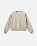 Boxy Fit Henley Collar Sweatshirt | Inflation Streetwear INFLATION
