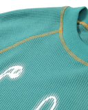 Script Logo Waffle Knit Long Sleeve T-Shirt | Inflation Streetwear