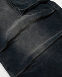 Acid Washed Corduroy Cargo Barrel Pants | Inflation Streetwear INFLATION